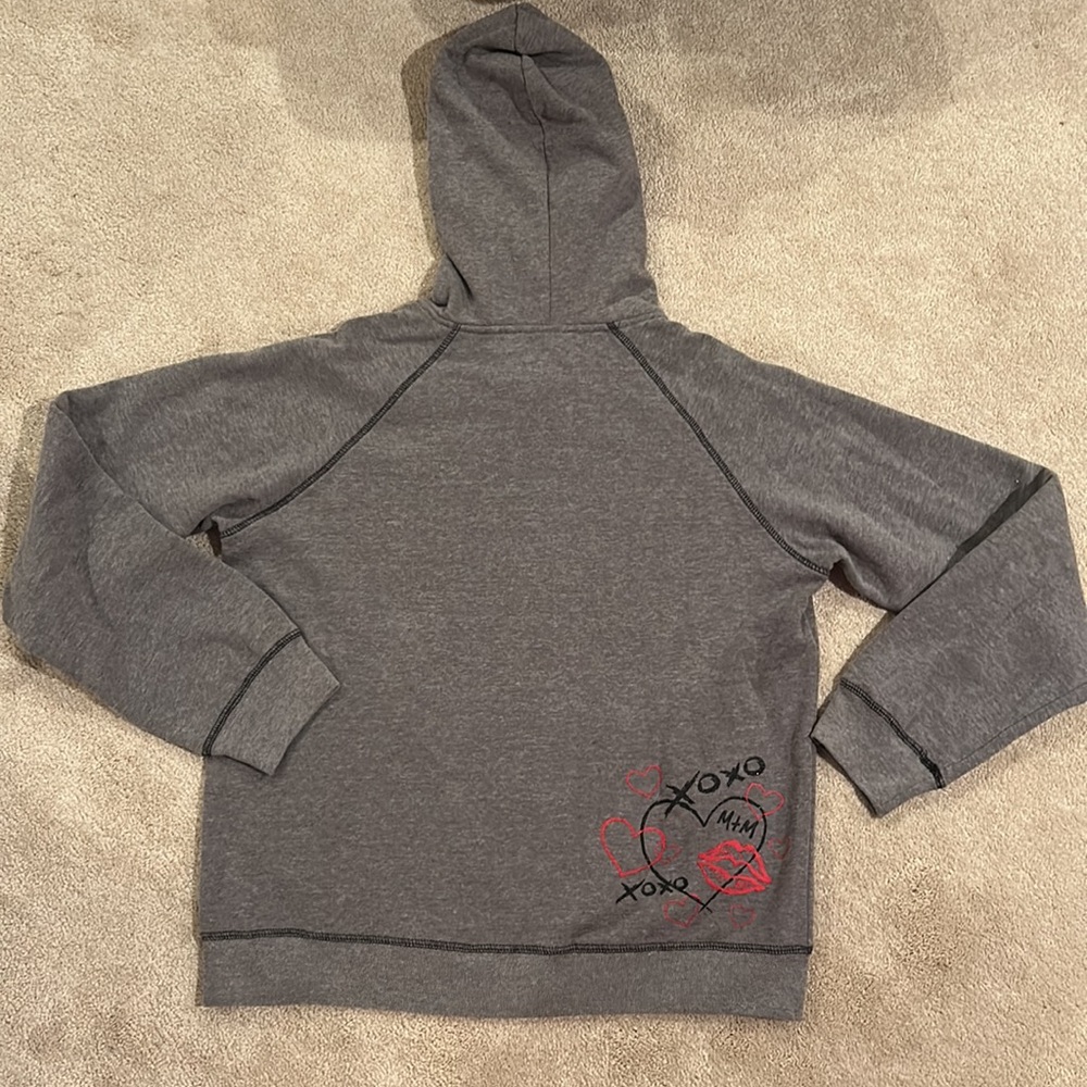 Vintage Disney Minnie & Mickey Valentine's Day love zip up hoodie - Picture 6 of 7
